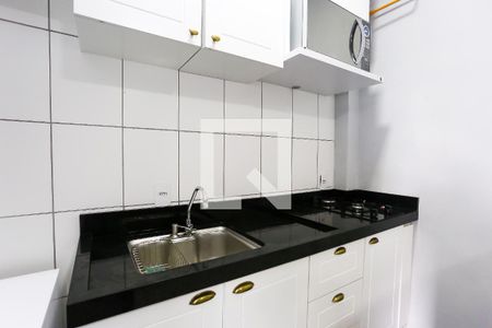 Kitnet sala cozinha de kitnet/studio para alugar com 1 quarto, 26m² em Jardim Panorama, São Paulo