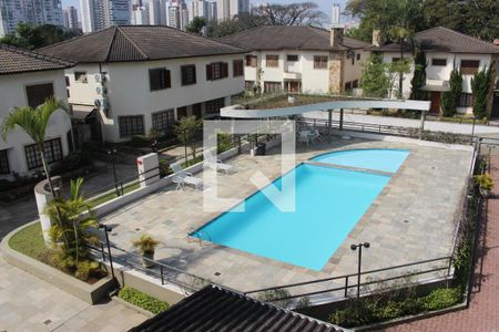 Vista da  Varanda de casa de condomínio para alugar com 5 quartos, 290m² em Brooklin Paulista, São Paulo