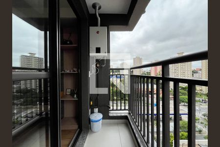 Varanda da Sala de apartamento para alugar com 1 quarto, 29m² em Vila Santa Catarina, São Paulo