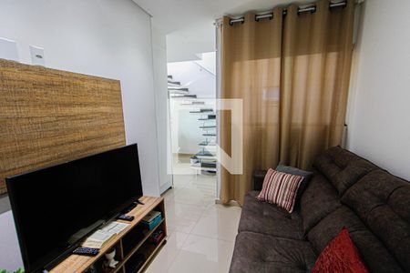 Sala de apartamento à venda com 2 quartos, 85m² em Vila Bela Vista, Santo André