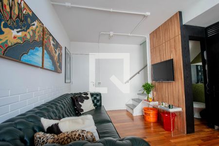 Sala de apartamento para alugar com 1 quarto, 52m² em Vila Nova Conceição, São Paulo