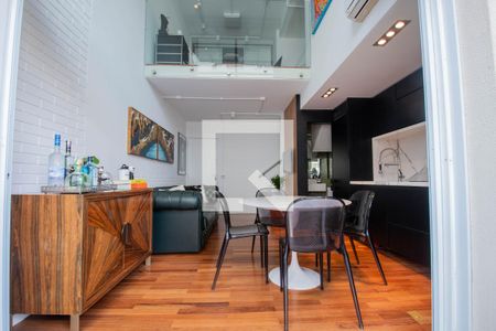 Sala de apartamento para alugar com 1 quarto, 52m² em Vila Nova Conceição, São Paulo