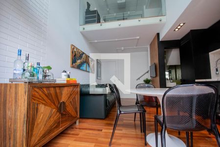 Sala de apartamento para alugar com 1 quarto, 52m² em Vila Nova Conceição, São Paulo