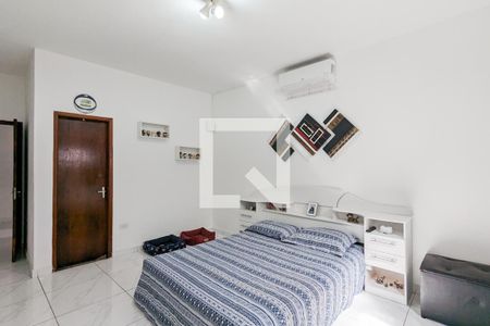 Quarto da suíte de casa à venda com 3 quartos, 202m² em Vila Jordanopolis, São Bernardo do Campo