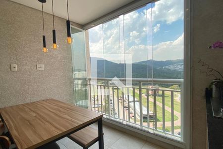 Varanda gourmet de apartamento à venda com 2 quartos, 72m² em Tamboré, Santana de Parnaíba