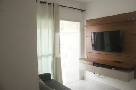 Sala de apartamento para alugar com 2 quartos, 59m² em Canto do Forte, Praia Grande