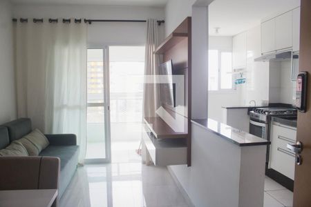 Sala/Cozinha de apartamento para alugar com 2 quartos, 59m² em Canto do Forte, Praia Grande