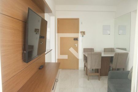 Sala de apartamento para alugar com 2 quartos, 59m² em Canto do Forte, Praia Grande