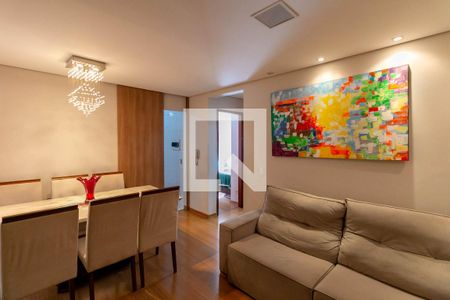 Sala de apartamento à venda com 2 quartos, 52m² em Santa Maria, Belo Horizonte