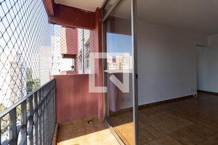 Varanda da Sala de apartamento à venda com 2 quartos, 53m² em Jardim São Savério, São Paulo