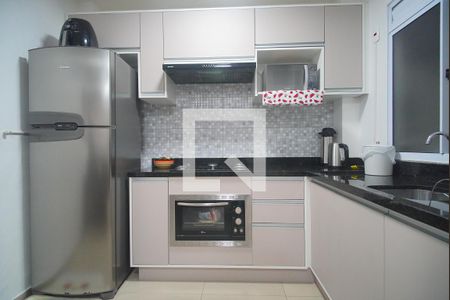 Cozinha de apartamento à venda com 1 quarto, 40m² em Canudos, Novo Hamburgo