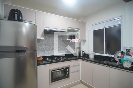 Cozinha de apartamento à venda com 1 quarto, 40m² em Canudos, Novo Hamburgo