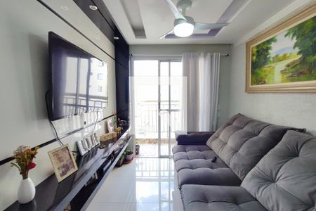 Sala de apartamento à venda com 3 quartos, 78m² em Jardim Capivari, Campinas