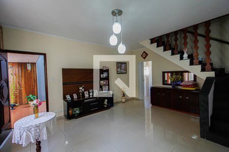 Sala de casa à venda com 3 quartos, 200m² em Vila Camilopolis, Santo André