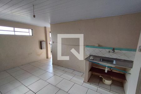 Sala - Cozinha de casa para alugar com 1 quarto, 50m² em Vila Tiberio, Ribeirão Preto