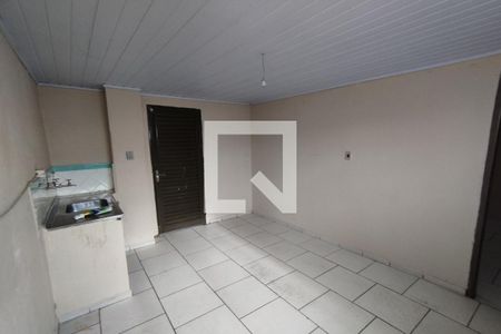 Sala - Cozinha de casa para alugar com 1 quarto, 50m² em Vila Tiberio, Ribeirão Preto