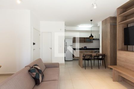 Sala de apartamento à venda com 1 quarto, 63m² em Vila Olímpia, São Paulo