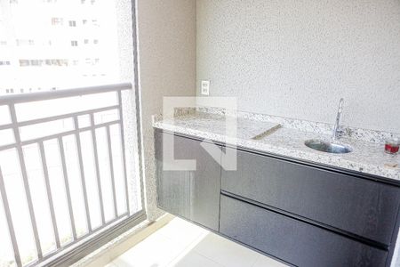 Varanda da Sala de apartamento para alugar com 3 quartos, 76m² em Vila Floresta, Santo André