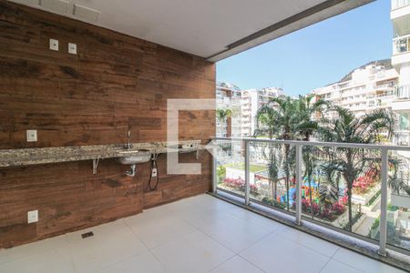 Varanda Gourmet de apartamento à venda com 2 quartos, 72m² em Vargem Grande, Rio de Janeiro