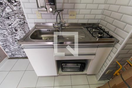 Sala/Cozinha de apartamento à venda com 1 quarto, 33m² em Brás, São Paulo