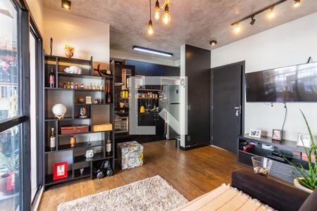 Sala de apartamento à venda com 1 quarto, 41m² em Continental, Osasco