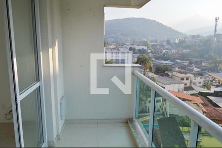 Varanda da Sala de apartamento para alugar com 2 quartos, 54m² em Pechincha, Rio de Janeiro