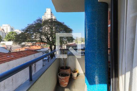 Varanda da Sala de apartamento à venda com 3 quartos, 120m² em Vila Congonhas, São Paulo