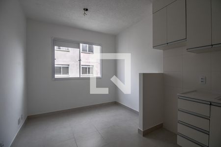 sala integrada_2 de apartamento à venda com 2 quartos, 33m² em Parque Fongaro, São Paulo