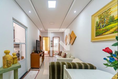 Sala de apartamento à venda com 2 quartos, 47m² em Vila Linda, Santo André