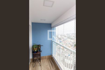 Varanda da Sala de apartamento para alugar com 2 quartos, 59m² em Conceição, Diadema