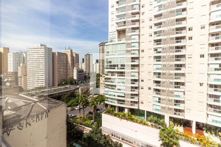 Sala - Vista de apartamento à venda com 1 quarto, 65m² em Consolação, São Paulo