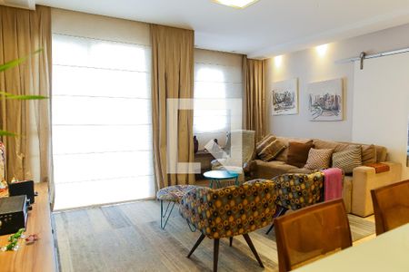 Sala de apartamento à venda com 2 quartos, 67m² em Vila Curuca, Santo André