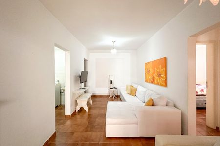 Sala de apartamento para alugar com 2 quartos, 84m² em Centro, Guarujá