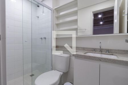 Banheiro da Suíte de kitnet/studio para alugar com 1 quarto, 34m² em Jardim Paulista, São Paulo