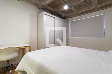 Detalhe do quarto de kitnet/studio para alugar com 1 quarto, 34m² em Jardim Paulista, São Paulo