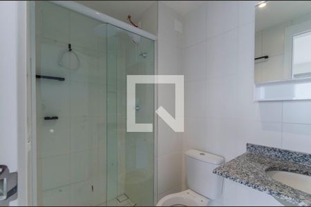 Banheiro de kitnet/studio à venda com 1 quarto, 36m² em Vila Firmiano Pinto, São Paulo