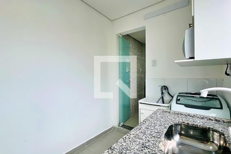 Cozinha e Área de Serviço de kitnet/studio para alugar com 1 quarto, 22m² em Jardim Tijuco, Guarulhos