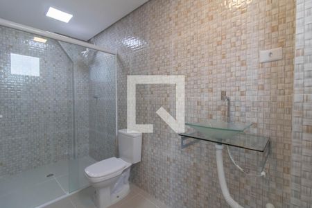 Banheiro de kitnet/studio para alugar com 1 quarto, 31m² em Jardim Tijuco, Guarulhos