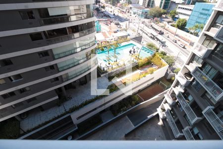 Vista da Varanda de kitnet/studio à venda com 1 quarto, 29m² em Vila Nova Conceição, São Paulo