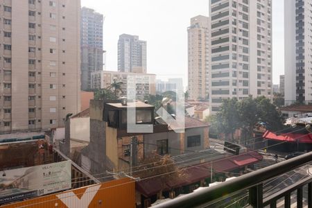 Vista sala de apartamento para alugar com 1 quarto, 31m² em Perdizes, São Paulo