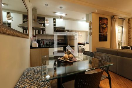 Sala de Jantar de apartamento à venda com 2 quartos, 66m² em Jardim Jamaica, Santo André