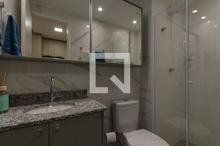 Banheiro de kitnet/studio para alugar com 1 quarto, 29m² em Vila Mariana, São Paulo