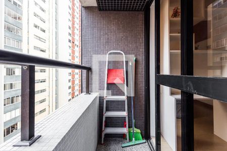 Varanda de apartamento para alugar com 1 quarto, 30m² em Jardim Paulista, São Paulo