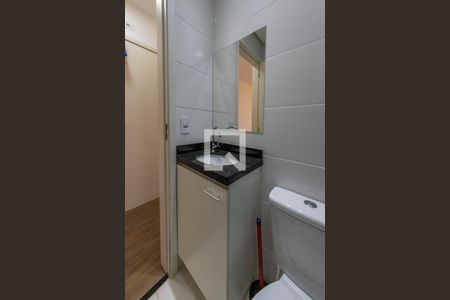 Banheiro de kitnet/studio à venda com 1 quarto, 29m² em Vila Independencia, São Paulo