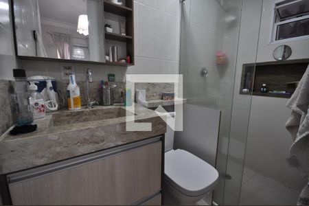 Banheiro da Suíte de apartamento à venda com 3 quartos, 67m² em Vila Gustavo, São Paulo