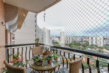 Varanda da Sala de apartamento à venda com 3 quartos, 102m² em Santo Amaro, São Paulo