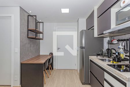 Cozinha de apartamento para alugar com 1 quarto, 32m² em Vila Mariana, São Paulo