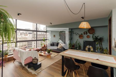 Sala de apartamento à venda com 2 quartos, 70m² em Centro, São Paulo