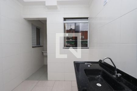 Cozinha de apartamento à venda com 2 quartos, 36m² em Vila Nhocuné, São Paulo