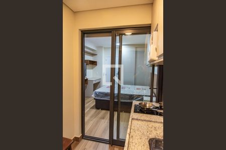 Varanda/cozinha de kitnet/studio à venda com 1 quarto, 24m² em Vila Mariana, São Paulo